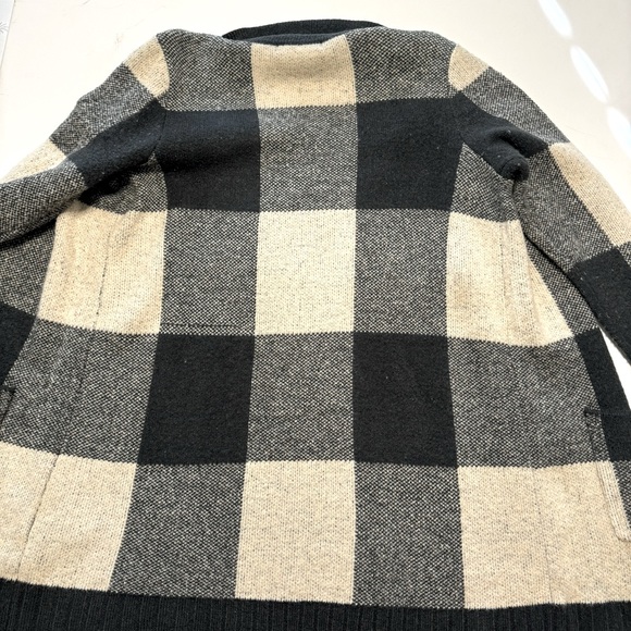 99 Jane Street Buffalo plaid cardigan sweater - Picture 2 of 4